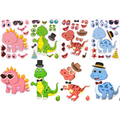 Dinosaur Puzzle Sticker Hand Ledger Cartoon Waterproof Puzzle