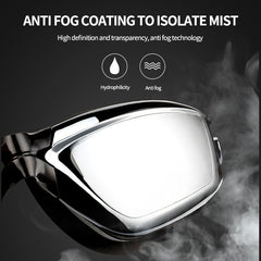 5pcs Adult Electroplated Swimming Goggles With Earbuds