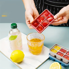 Portable Silicone Ice Cube Tray for Whiskey and Cocktails