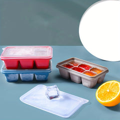 Portable Silicone Ice Cube Tray for Whiskey and Cocktails