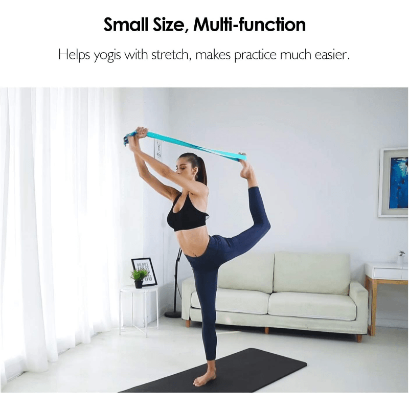 Adjustable D Ring Yoga Resistance Band
