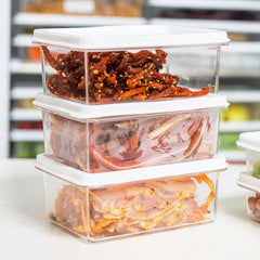 Plastic Fridge Storage Box - Fruit & Veg Fresh Container