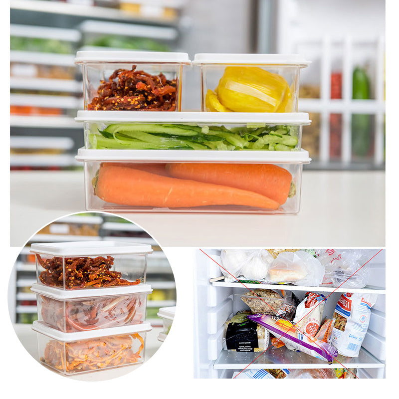 Plastic Fridge Storage Box - Fruit & Veg Fresh Container