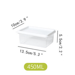 Plastic Fridge Storage Box - Fruit & Veg Fresh Container