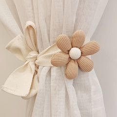 3D Flower Curtain Tieback and Hanging Ornament for Bedroom and Living Room Decor