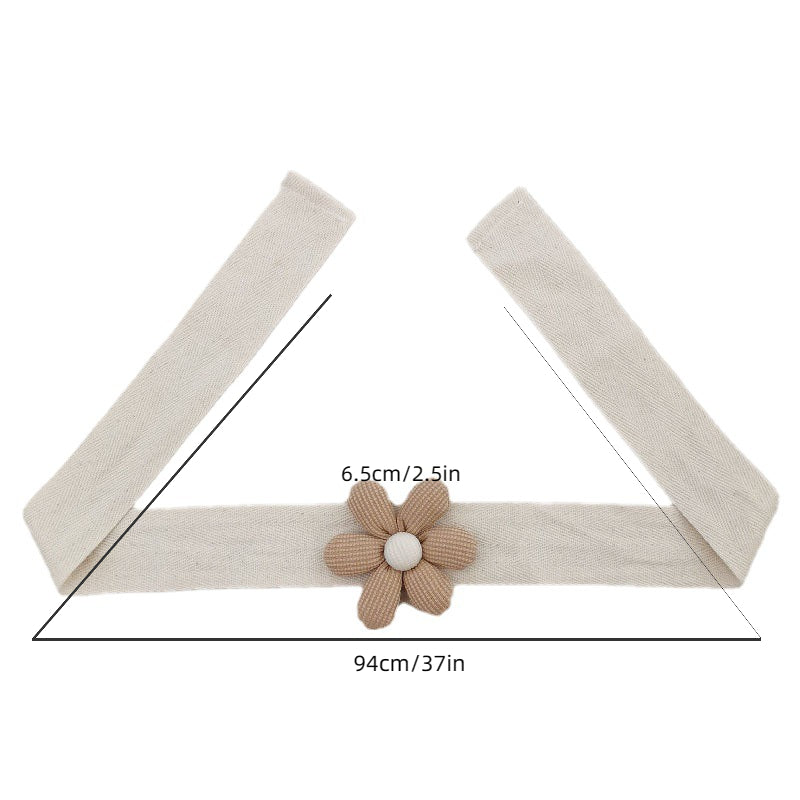 3D Flower Curtain Tieback and Hanging Ornament for Bedroom and Living Room Decor