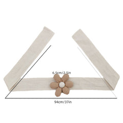 3D Flower Curtain Tieback and Hanging Ornament for Bedroom and Living Room Decor