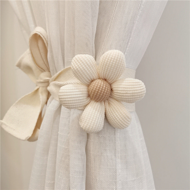 3D Flower Curtain Tieback and Hanging Ornament for Bedroom and Living Room Decor