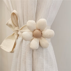 3D Flower Curtain Tieback and Hanging Ornament for Bedroom and Living Room Decor
