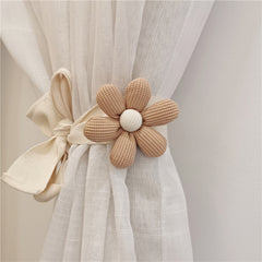 3D Flower Curtain Tieback and Hanging Ornament for Bedroom and Living Room Decor