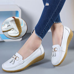 Women's Tassel Loafers Slip On Shoes