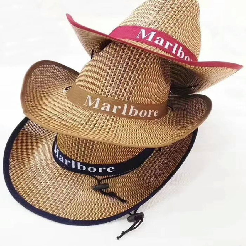 Men's Sun Protection Cowboy Hat with Wide Brim