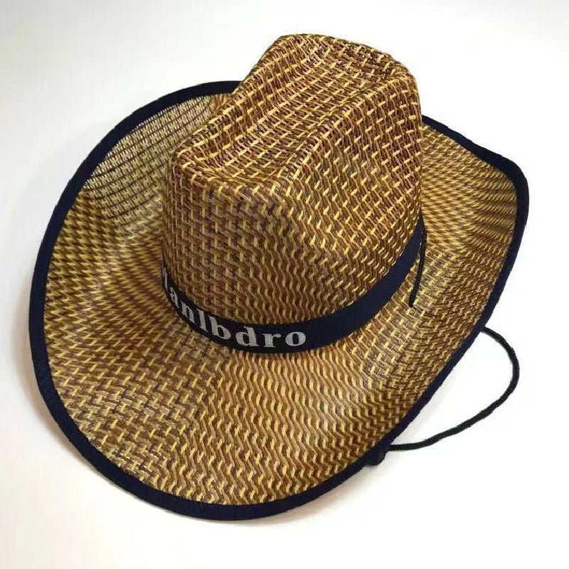 Men's Sun Protection Cowboy Hat with Wide Brim