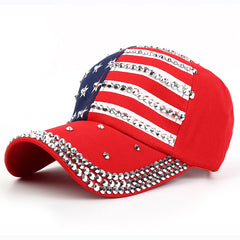 American Flag Baseball Cap Mens Outdoor Sun Hat