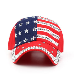 American Flag Baseball Cap Mens Outdoor Sun Hat