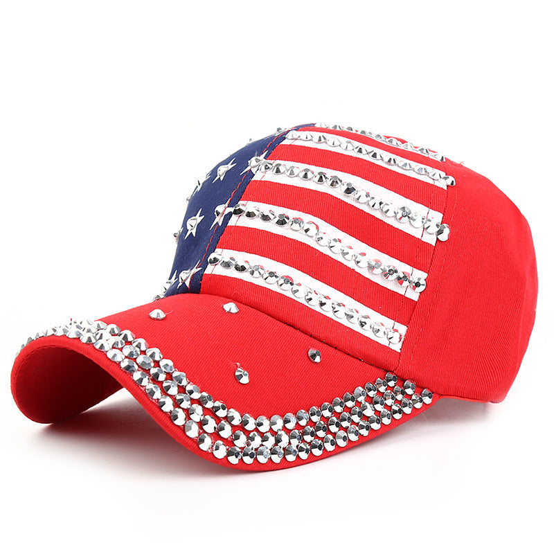 American Flag Baseball Cap Mens Outdoor Sun Hat