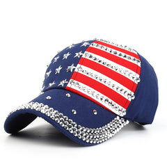 American Flag Baseball Cap Mens Outdoor Sun Hat