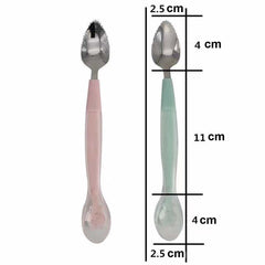 Double Headed Fruit Scraping Spoon Baby Utensils
