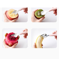 Double Headed Fruit Scraping Spoon Baby Utensils