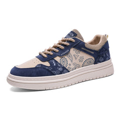 Men's Casual Sneakers Block Comfy Walking Shoes