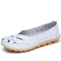 Women's Hollow Out Flat Shoes Comfy Breathable Loafers