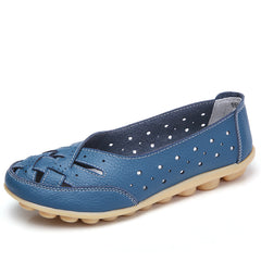 Women's Hollow Out Flat Shoes Comfy Breathable Loafers