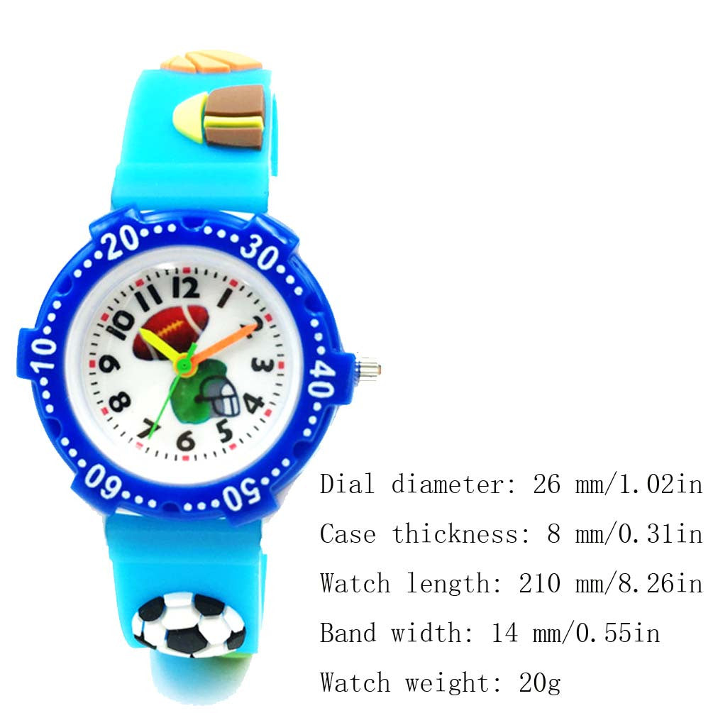 Kids' Cute 3D Cartoon Silicone Strap Quartz Watch