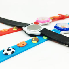 Kids' Cute 3D Cartoon Silicone Strap Quartz Watch