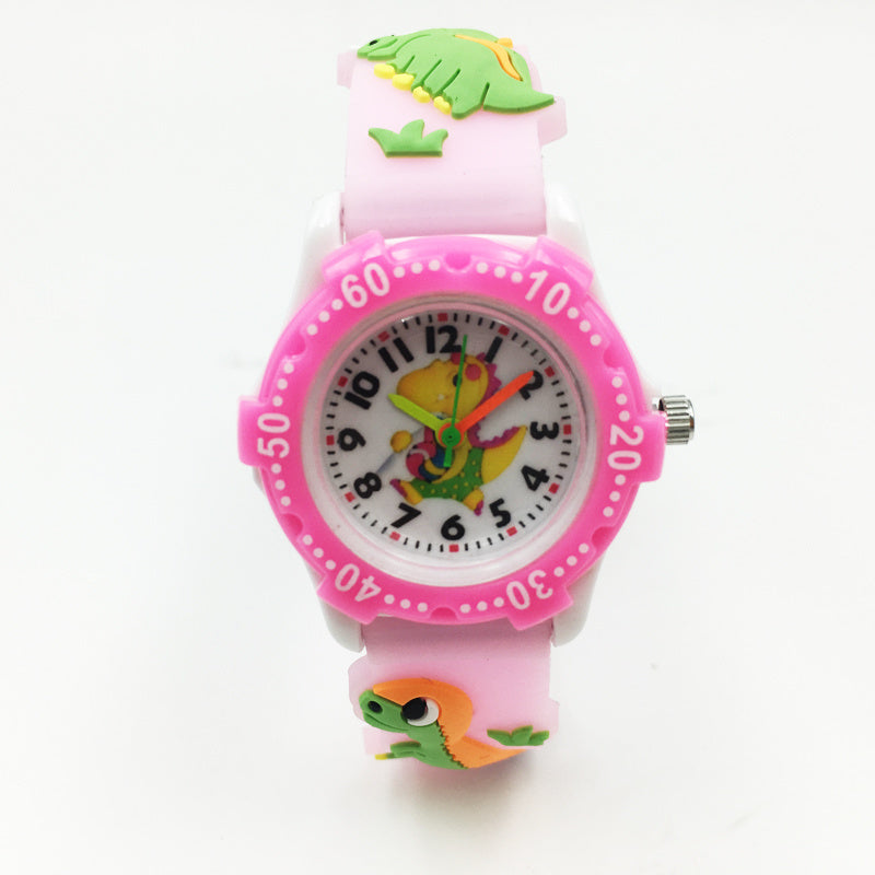 Dinosaur Mens Watches Silicone Band Waterproof Wristwatches
