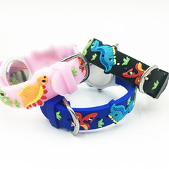 Dinosaur Mens Watches Silicone Band Waterproof Wristwatches