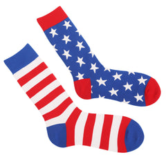 Men's American Flag Novelty Crew Socks Breathable Comfy Casual Unisex