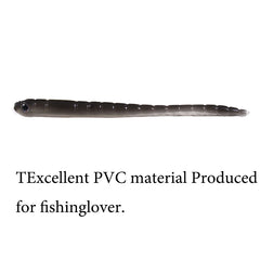 12pcs 3D Eye Soft Swimbait Worm for Carp Bass Fishing