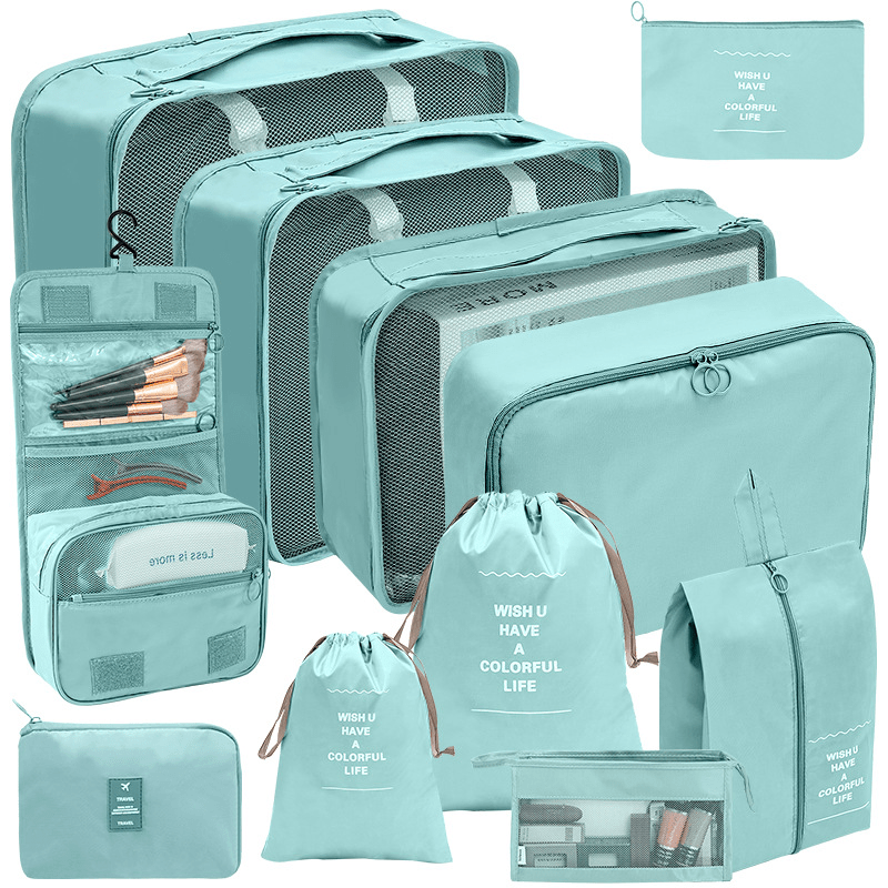 11-Pc Travel Luggage Bag Set Dustproof Organizer Storage Bags