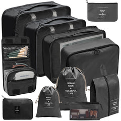 11-Pc Travel Luggage Bag Set Dustproof Organizer Storage Bags