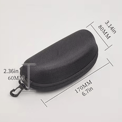 Solid Glasses Case Zipper Sunglasses Storage Bag Box