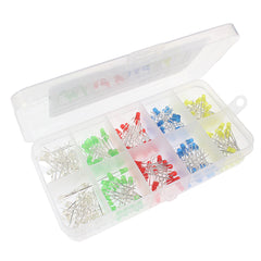 200PCS 3MM LED Diodes Assortment Set Red Yellow Green F3 LED Diode