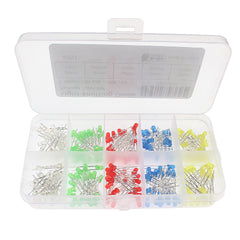 200PCS 3MM LED Diodes Assortment Set Red Yellow Green F3 LED Diode