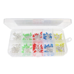 200PCS 3MM LED Diodes Assortment Set Red Yellow Green F3 LED Diode