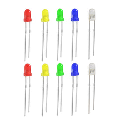 200PCS 3MM LED Diodes Assortment Set Red Yellow Green F3 LED Diode