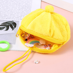 Kids Cartoon Baseball Cap Coin Purse Fun Novelty for Coins and Small Items