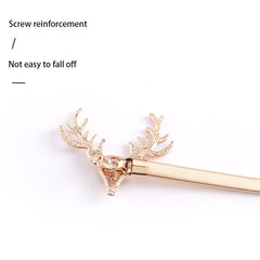 Deer Head Macrame Curtain Holdback Set