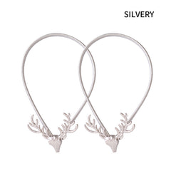 Deer Head Macrame Curtain Holdback Set