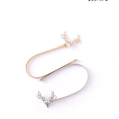 Deer Head Macrame Curtain Holdback Set