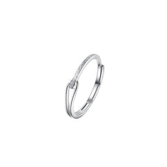 S925 Sterling Silver Minimalist Wrap Ring Daily Decoration