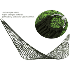 Multifunctional Nylon Hammock for Outdoor Relaxation and Garden Fun