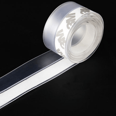 1m Windproof Silicone Sealing Strip for Door, Transparent Bar, Waterproof