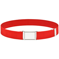 Adjustable Elastic Canvas Belts For Boys Girls Plain Belt Kids Children Daily