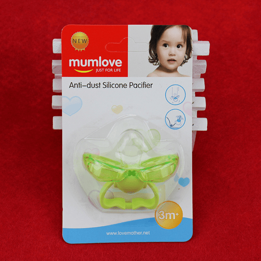 Thumb Pacifier with Auto Closing & Dust-proof Silicone Mouthpiece