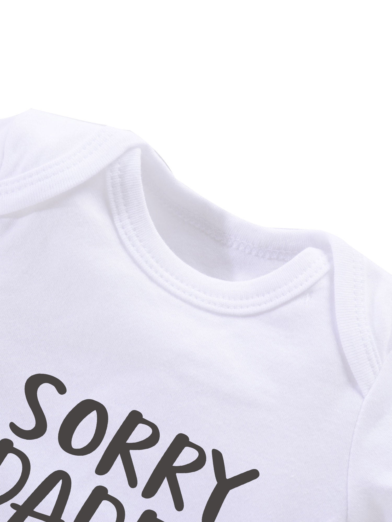 3pcs Comfy Bodysuit Set with Creative Letter Print