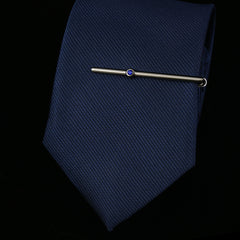 Men's Crystal Zircon Tie Clip